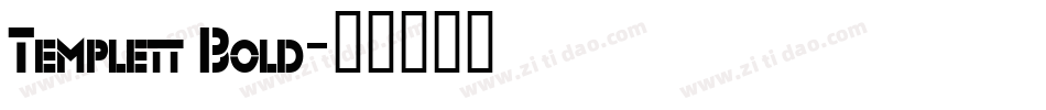 Templett Bold字体转换